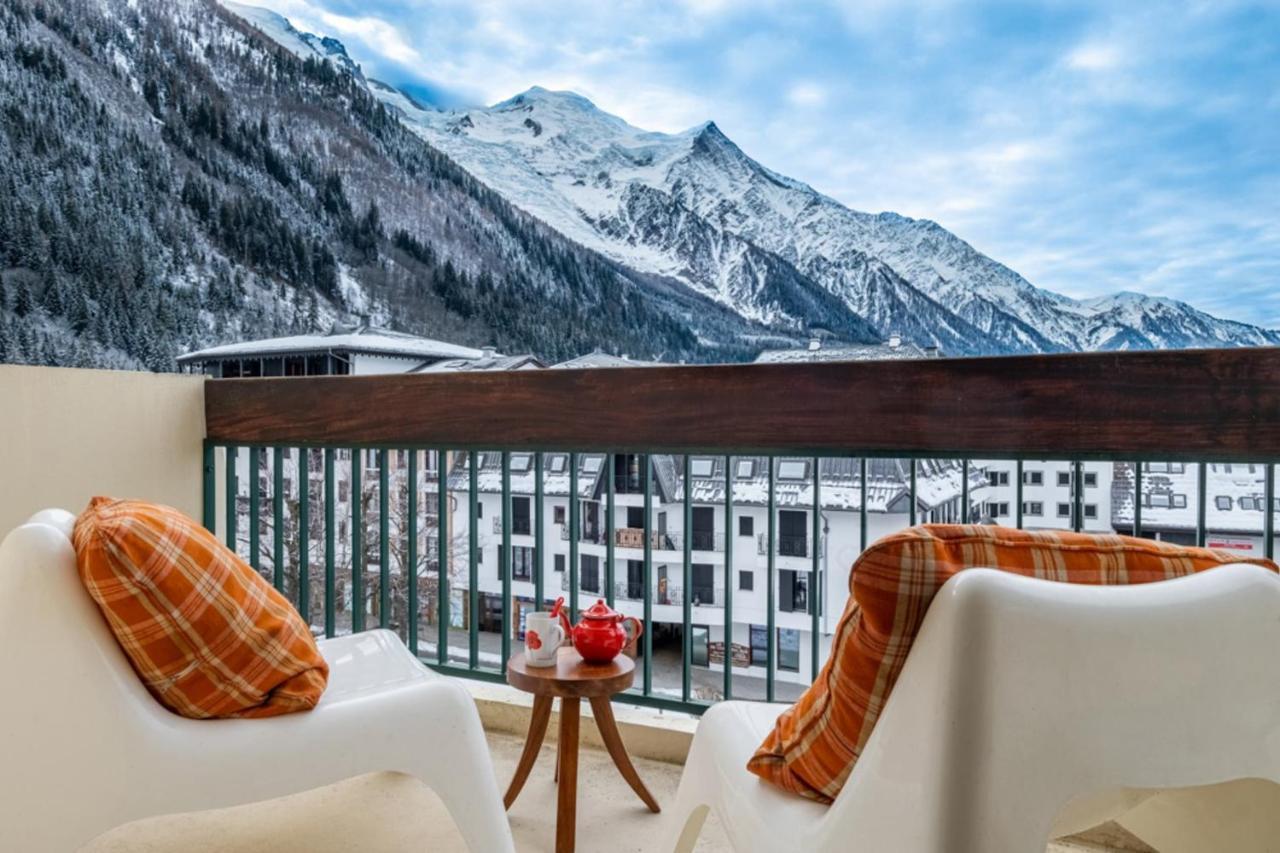 Apartment With Balcony And Mountain View Chamonix Eksteriør bilde